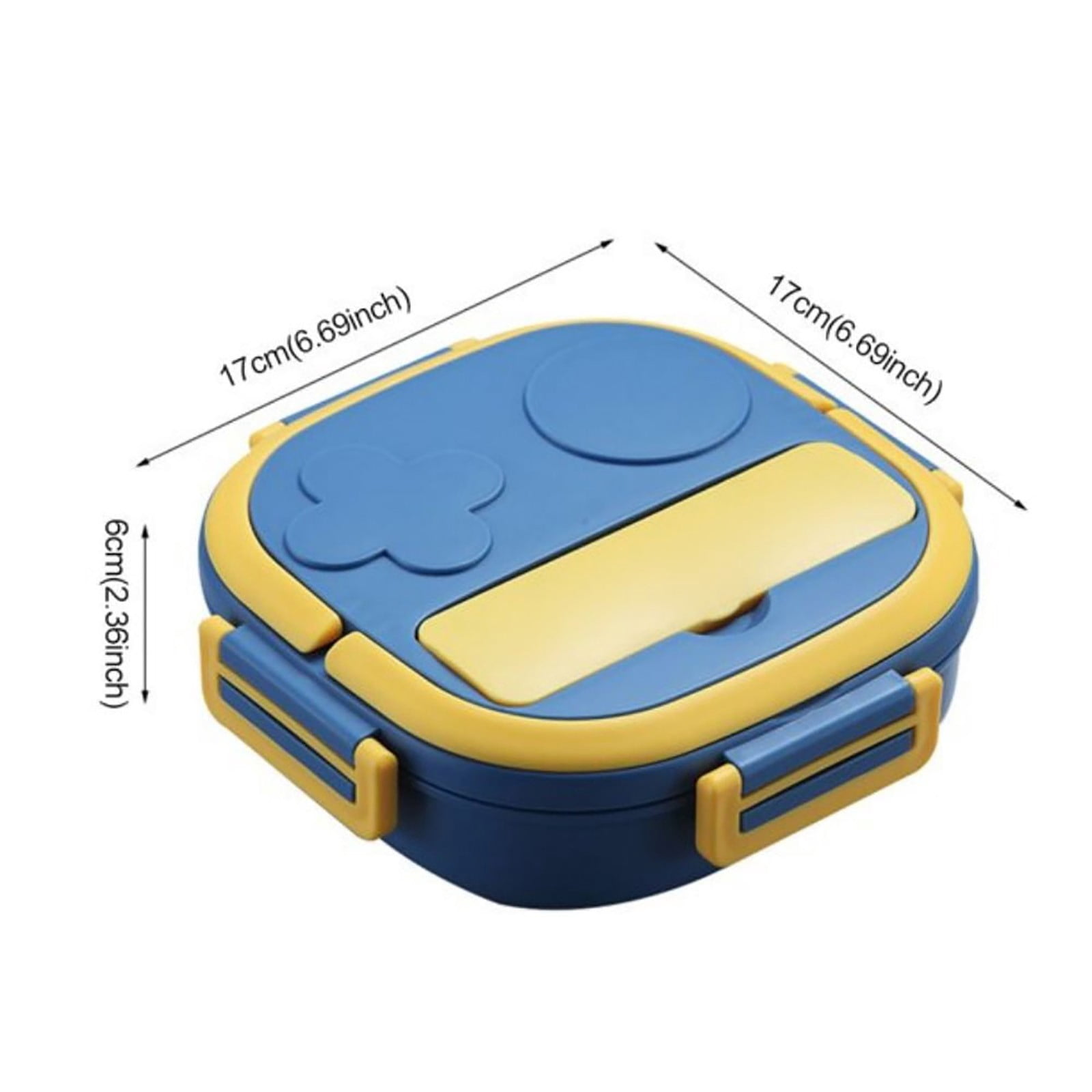 MOPOOR Stainless Steel Lunch Box, Mini Bento,Easy Open Leak Proof Food Containers with Silicone Lids - Perfect Metal Toddler Lunch Box for Daycare and School