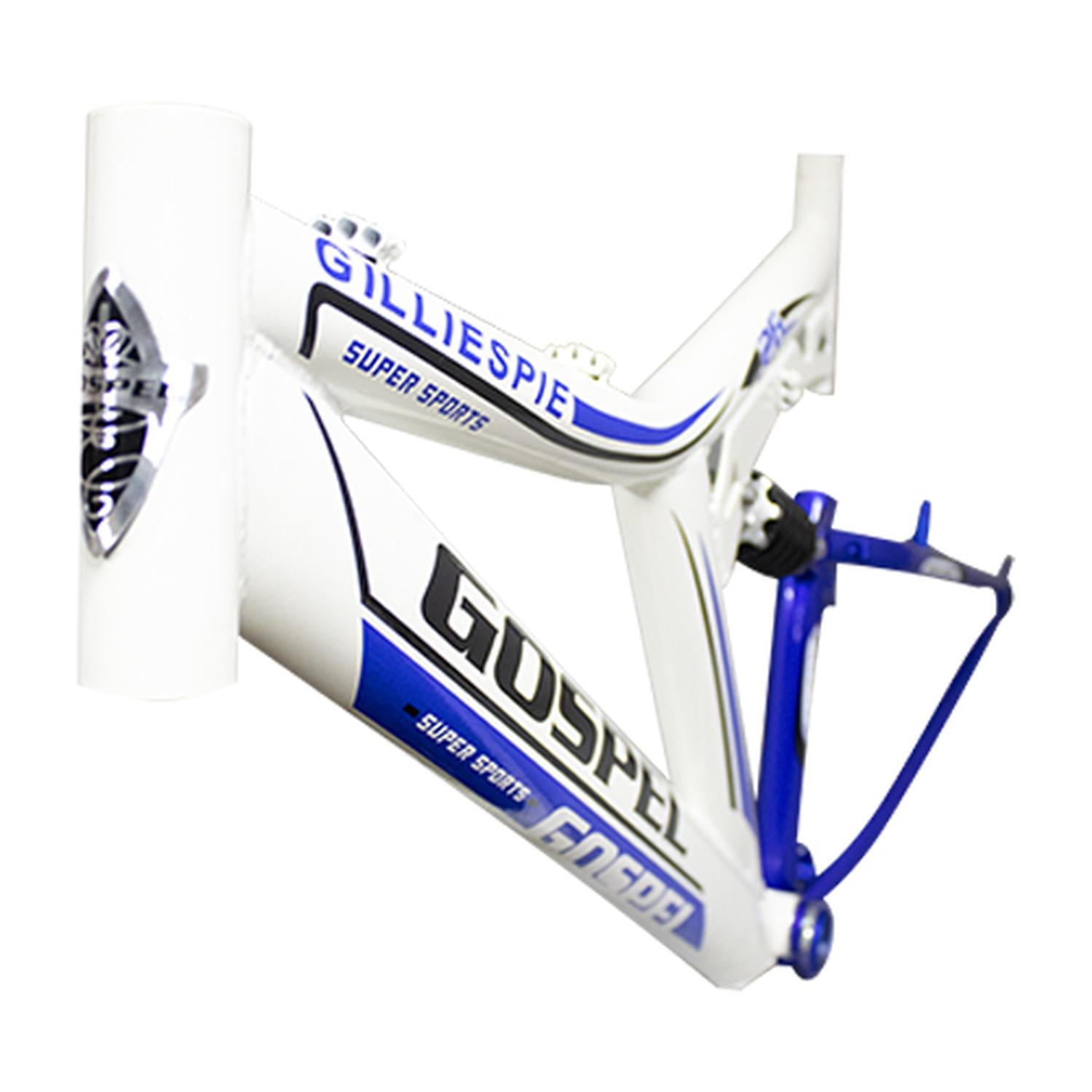 Cuadro Bicicleta Rodada 26 Montaña Suspension Blanco Gospel Gospel