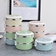 thumbnail image 1 of EIMELI Portable Thermal Lunch Box Stainless Steel Bento Picnic School Food Container, 1 of 10