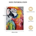 thumbnail image 2 of COMIO  Vibrant Parrot Wall Art, Premium Gallery Wrapped Canvas Decor, Ready to Hang,, 2 of 5