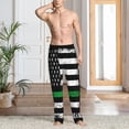 thumbnail image 2 of Balery American Flag Pantalones de pijama para hombre, pijama ultraligero, pantalón de descanso-XX-Large, 2 of 6