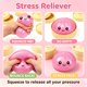 thumbnail image 2 of Squishies Tansix dumpling rosa claro con glitter y caja, 2 of 9