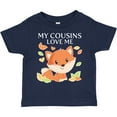 thumbnail image 3 of Inktastic My Cousins Love Me- Little Fox Boys or Girls Toddler T-Shirt, 3 of 5