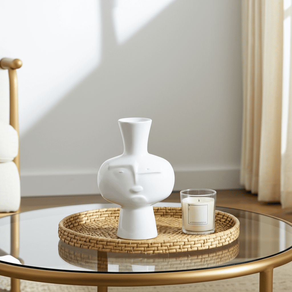 Mo Vase White