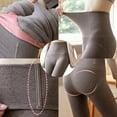 thumbnail image 3 of Medias de compresión para el cartílago lumbar alto para mujer, pantimedias térmicas de invierno cálidas y gruesas, 460 g, 3 of 5