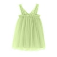 thumbnail image 5 of Cethrio Kids Girls Dresses- Cute Fashion Sleeveless Mesh Casual Girls Summer Dresses Green Size 80, 5 of 7