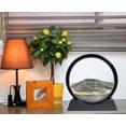 thumbnail image 3 of Moving Sand Art Picture - Sand Painting Liquid Motion Decor, 3d Deep Sea Sandscape, Round Glass Frame Display Flowing Sand Relaxing Decoration, 3 of 5