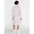 thumbnail image 4 of Joyspun Women's Plush Robe, Sizes S to 3X, 4 of 6