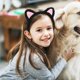 thumbnail image 5 of GOOHOCHY 2 uds diademas con orejas lindas y esponjosas diademas con orejas de animales diademas para lavado de cara diademas para maquillaje, 5 of 7