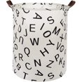 thumbnail image 1 of Laundry Hamper Large Size Canvas Storage Baskets With Handle, Foldable And Convenient Storage Contai, 1 of 5