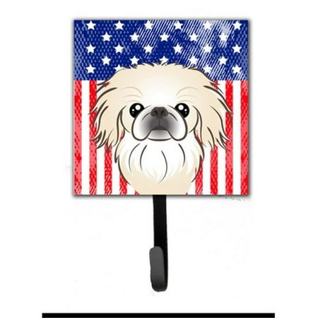 

American Flag & Pekingese Leash or Key Holder