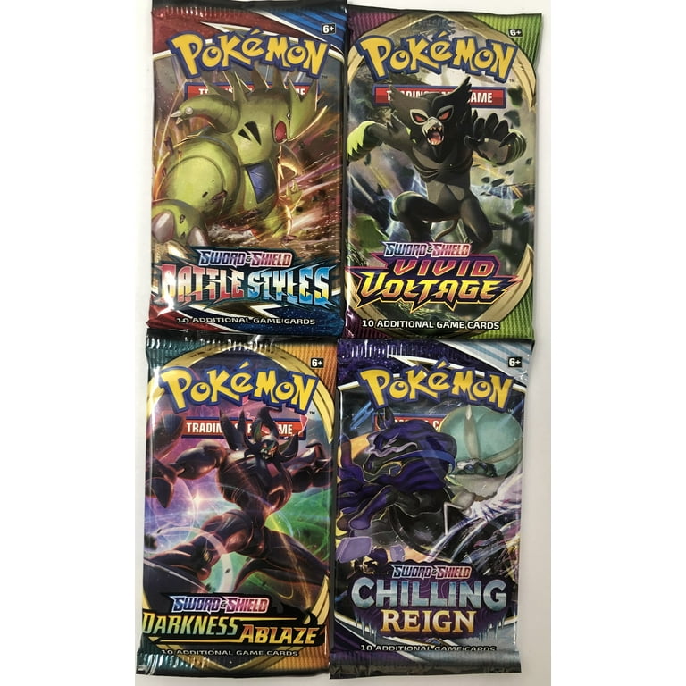 Pokemon Trading Card Game 4 Assorted Booster Packs Sealed Random