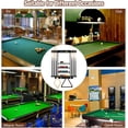 thumbnail image 4 of Lineslife Pool Cue Rack Wall Mount | 6-hole Billiard Stick Holder | 5-layer Solid Hardwood Billiard Stick Holder Rack | Pool Table Accessories for Billiard Room | Cue Rack Only | Black, 4 of 9