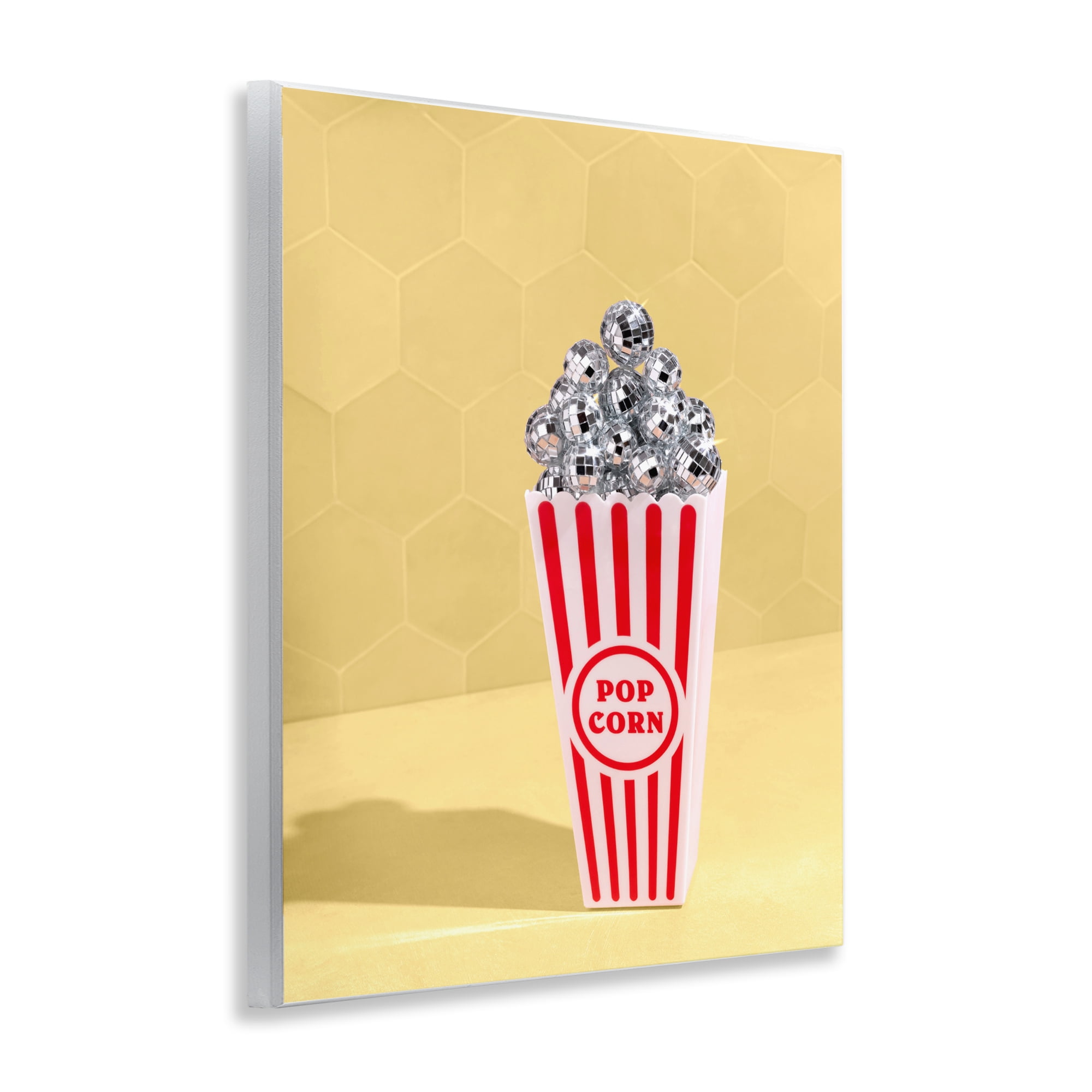 Stupell Industries Disco Filled Popcorn Wall Plaque Art, design by LISH Creative