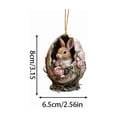 thumbnail image 3 of Easter Table Decorations,Easter Bunny Wooden Table Centerpieces Vintage,Rabbit Tabletop Signs,Rustic Farmhouse Decorative for Spring Home Office,Tiered Tray Decor,Party Favor Supplies 2D, 3 of 6