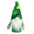 thumbnail image 3 of Christmas Luminous Faceless Long Leg Plush Doll with Sequin Hat Handmade Plush Doll Desktop Rudolf Elf Doll for Christmas Party Year Decor, 3 of 7