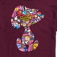 thumbnail image 3 of Peanuts - Snoopy Silhouette Pattern - Men's Short Sleeve Graphic T-Shirt, 3 of 6