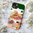 thumbnail image 5 of Cute Bear Flower Shop Phone Case, Aesthetic Watercolor Tulip Market Garden Cover for iPhone 17 16 15 14 13 12 11 Plus Pro Max Mini, 5 of 6