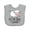 AC-Heather Grey, variant on Inktastic Its My First Easter Baby Lamb Girls Baby Bib