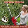 thumbnail image 6 of Cordless Electric Hedge Trimmer 24V, 20" Double Blade Hedge Clipper with Fast Charging, Lightweight Ergonomic Garden Trimming Tool, 6 of 9