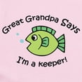 thumbnail image 2 of CafePress - Great Grandpa Says I'm A Keeper! Baby Onesie - Baby Light Bodysuit, Size Newborn - 24 Months, 2 of 4