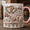 Black, variant on Personalized Couple Ceramic Mugs with Intertwined Hearts & Date Plaque Love Gift