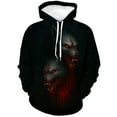 thumbnail image 2 of Rebaike Wolf Hoodie for Men Dark Forest Animal Graphic Sweatshirts, 2 of 8
