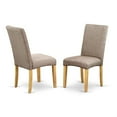 thumbnail image 2 of ESVE3-MAH-47 Ergode 3-Pc Kitchen Dining Set , Mahogany Finish , 2 Chairs & 1 Table , Mid-Century Padded Parson Chairs , Easy Assembly , Elegant Design, 2 of 2