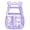 Purple-TPU, variant on PRIYAL Cusangel Heavy-Duty Transparent Backpack, TPU Large Capacity Clear Backpack, Essential for Sports Events, Home & Travel, Black Transparent Backpack Women's Shoulder Bag