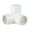 White, variant on 3 way L - 1" Furniture Grade PVC Connector