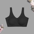 thumbnail image 4 of Litie Women Solid Color U Neck Seamless Padded Sports Bra Vest, 4 of 6