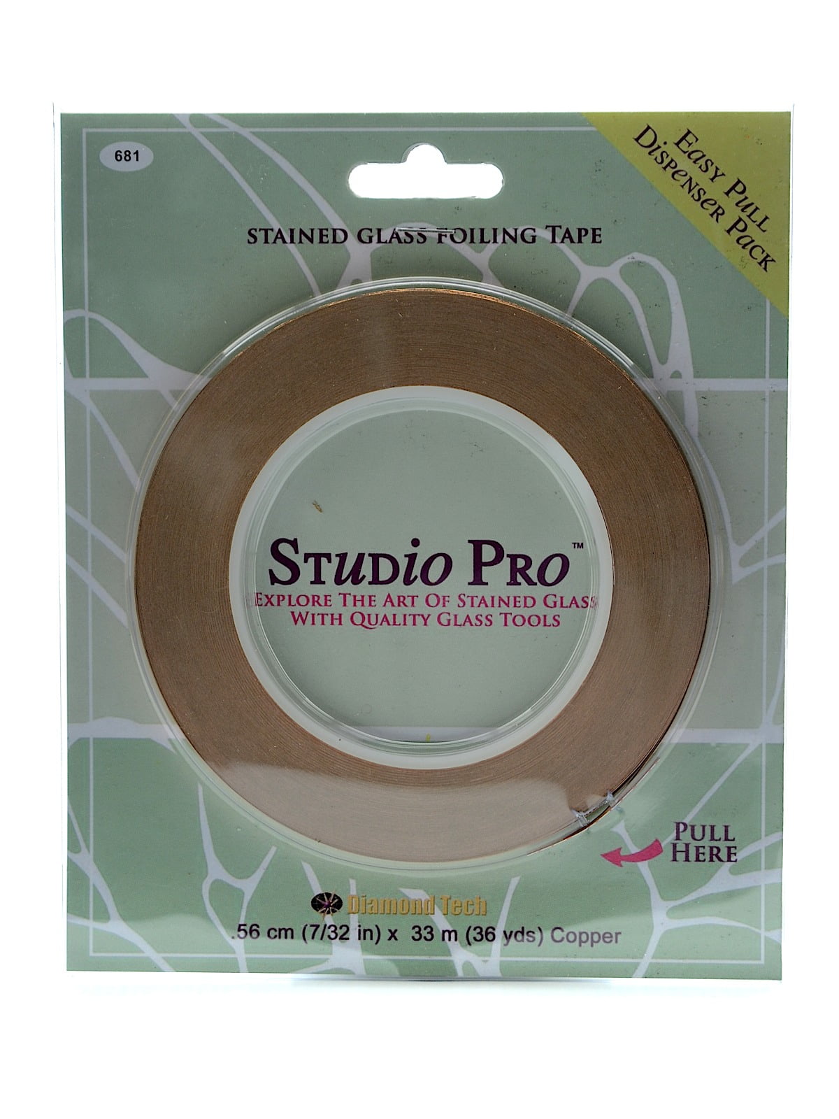 Studio Pro™ 3/8 Copper Stained Glass Foiling Tape Roll