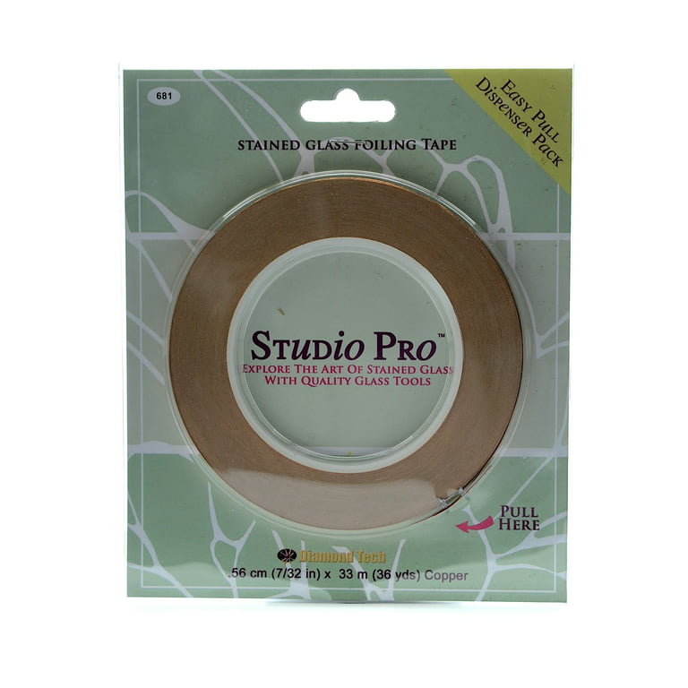 Studio Line Stained Glass Foil Copper, 7/32 in. (Pack of 2), Bronze