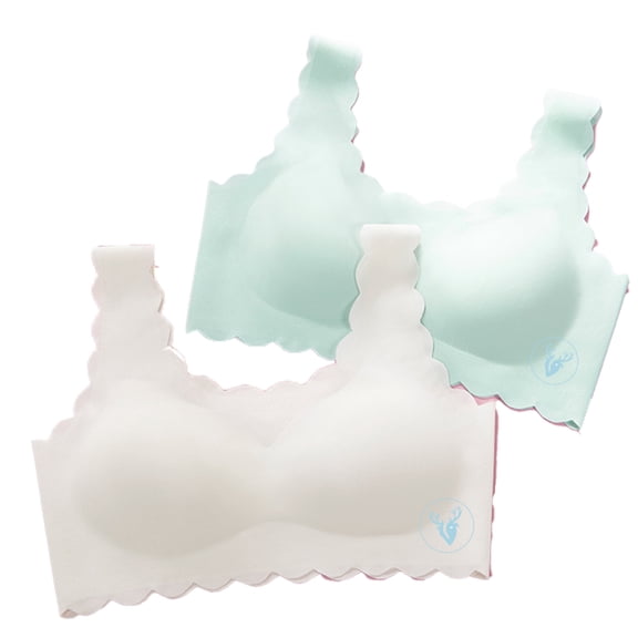 LYMAYTER‌ Teen Training Bra kids Girls Development Bra for M-2XL 9-13 Fashion Wave Edge Sports Bras