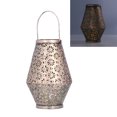 thumbnail image 4 of Hollowed-Out Design Solar Light - Outdoor Garden Hanging Solar Lantern With Handle - Retro Style Metal Waterproof LED Hanging Light - For Patio Yard Pathway Decorative, 4 of 8