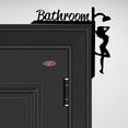 thumbnail image 1 of Yialzm Decorative Wooden Toilet Door Frame Sign Unique Home Bathroom Door and Window Hanging Decoration Long Lasting Easy Installation Create Amusing Atmosphere, 1 of 5