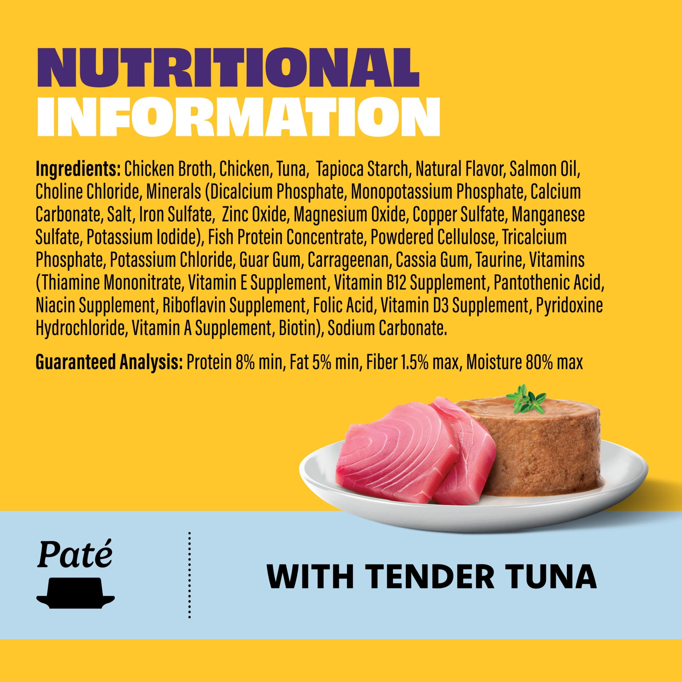 (24 pack) Mr Purrs Tender Tuna Pate Wet Cat Food for Cats, 3 Oz Can