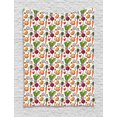 thumbnail image 1 of Vegetables Tapestry, Continuous Pattern of Sketchy Painted Healthy Natural Tasty Food Illustration, Wall Hanging for Bedroom Living Room Dorm Decor, 60"W X 80"L, Multicolor, by Ambesonne, 1 of 2