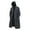Black, variant on HomeCozy Adult Raincoat Unisex Waterproof Hooded Rain Protection Coat Easy to Clean Rain Jacket for Outdoor Activities
