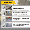 thumbnail image 4 of Sika Corporation 517003 1 Gallon White Sikalevel Self-Leveling Underlayment Primer, 4 of 6