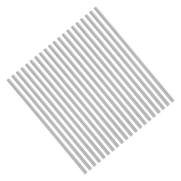 WORGEOUS 20 Pcs Crochet Board Pin Knitted Gear Shaft Knitting Kit Model Silver