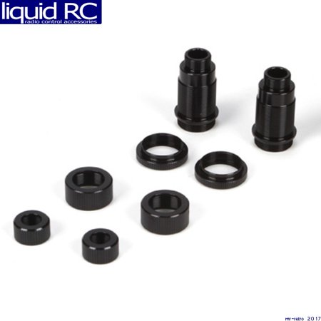 Shock Set Mini - Losi B1911 Front Shock Body Set Al Black: Mini 8ight DB
