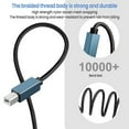 thumbnail image 4 of Printer cable USB A to USB B 2.0 GRAY 3M Gray Gray 3m, 4 of 5