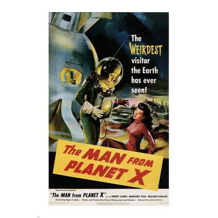 The Man From Planet X Movie Poster Edgar G. Ulmer 1951 24X36 Vintage