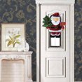 thumbnail image 3 of Christmas tinsel santa claus wreath, 3 of 4