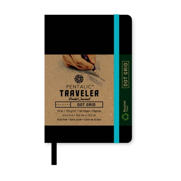 Royal & Langnickel - Pentalic Traveler Pocket Journal - Dot Grid 6x4