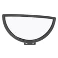 thumbnail image 2 of Mirror Convex Rearview Mirror ABS And Glass Broad Vision Range Half Dome Mirror For Forklift, 2 of 8