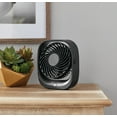 thumbnail image 3 of Mainstays  Personal Rechargeable USB Portable Tabletop Fan in Black, 3 of 6