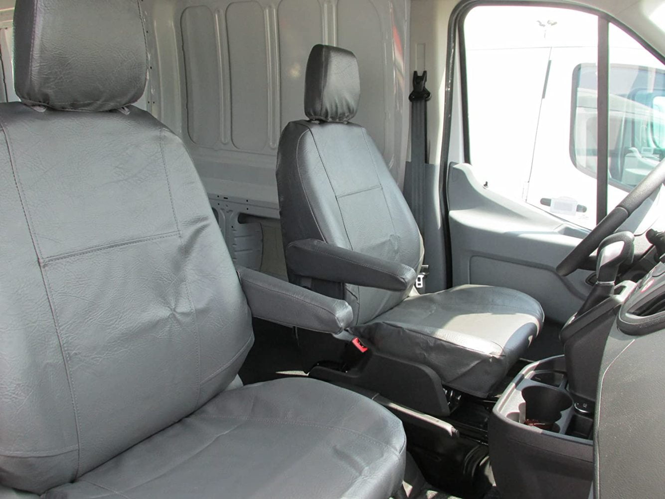 FORD TRANSIT CONNECT 2019 FRONT SEAT COVERS & TRANSIT CONNECT EMBROIDERY 477 