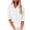 White, variant on Womens Tee Solid Color Button Up Long Sleeve Faux Pockets Rugby Shirt for Womens,White,XL